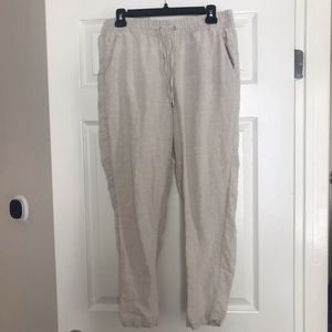 H&M Linen Pants - Beige